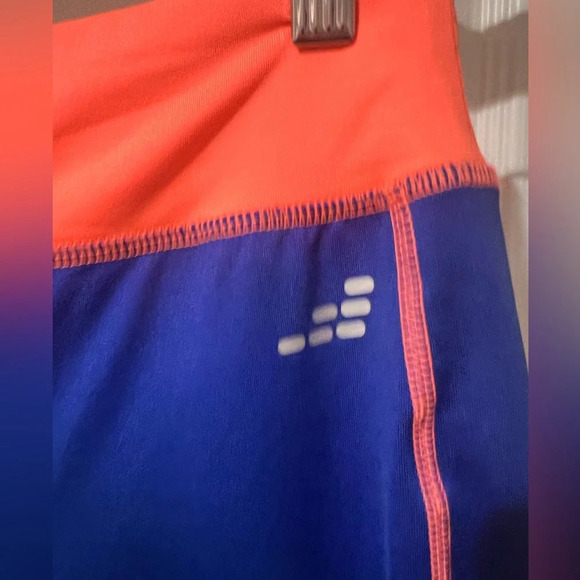 BCB size small blue and coral leggings. - Picture 5 of 8